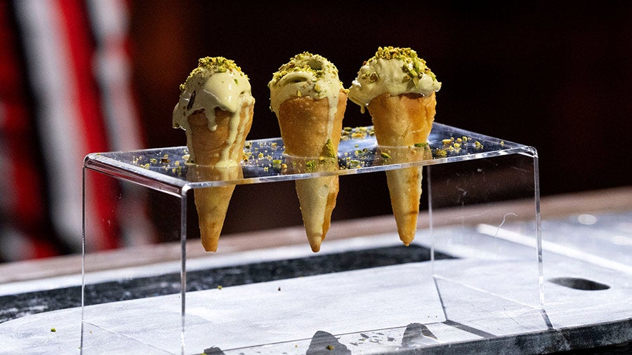 Pistachio Macaroon Waffle Cone ( House Blend )