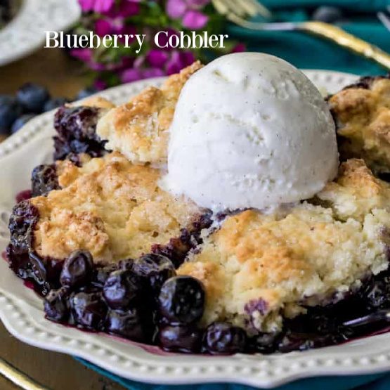 Blueberry Cobbler