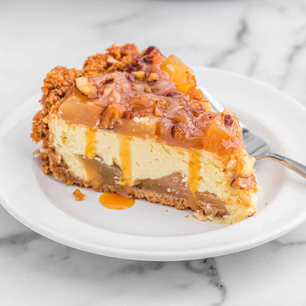 Caramel Apple Cheesecake