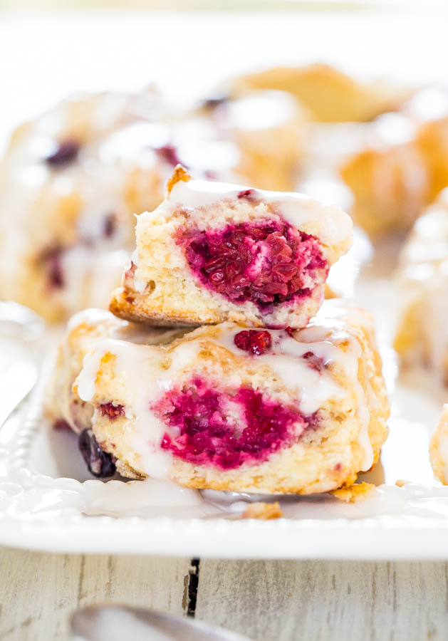 Wildberry Marshmallow Scones