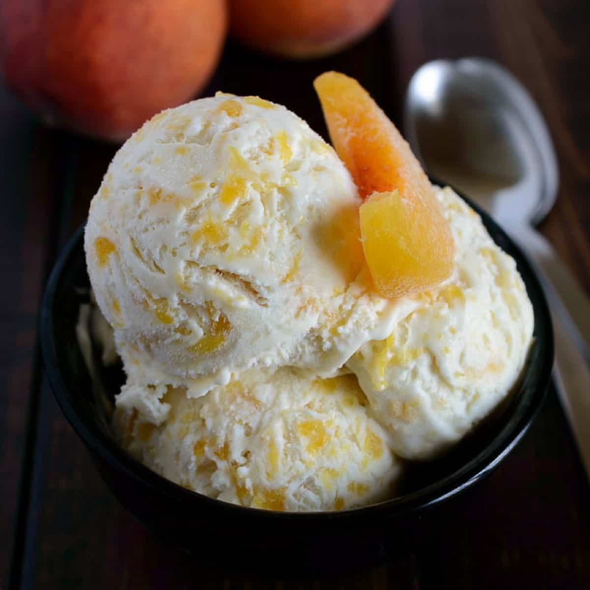 Peach Cream Ice Cream (House Blend)