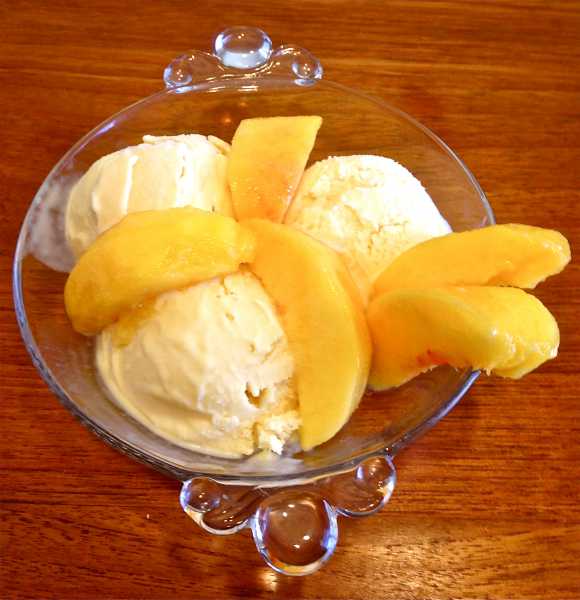 Peach Mango Ice cream (House Blend)
